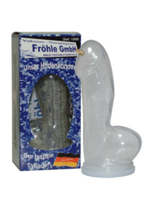 SP009 Realistic Penis CylinderXL crystal clear